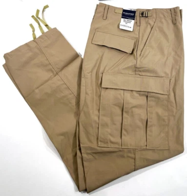 NEW MENS XS TALL PROPPER F5201 COTTON BDU CARGO PANTS F5201 KHAKI XS LONG - Image 1 of 2