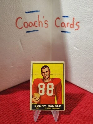 1961 Topps NFL Sonny Randle #118 St. Louis Cardinals  - Image 1 of 3