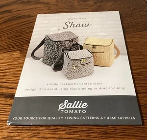 Sallies Tomato Shaw Bag Pattern In 3 Sizes - Picture 1 of 2