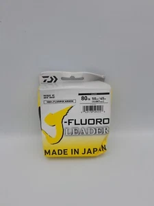 Daiwa 50 Yard 100% Fluorocarbon J-Fluoro Fishing Leader - Clear - Picture 1 of 2
