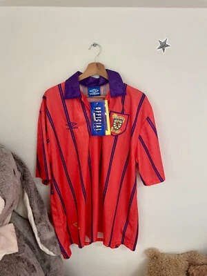 maillot de foot vintage ecosse 1993-1995 neuf avec étiquette umbro XXL  - Photo 1/4