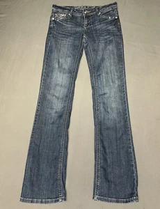Grace In L.A. Blue Jeans Girl’s Size 3 Blue Straight -446 - Picture 1 of 18