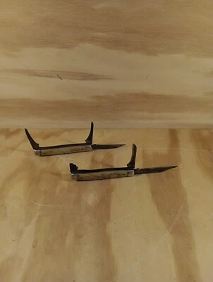 Faca de bolso 2 lâminas vintage Kutmaster USA BONE 3  - Imagem 1 de 4