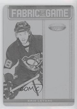 2012-13 Certified Fabric of the Game Printing Plate Black 1/1 Kris Letang 0i5j