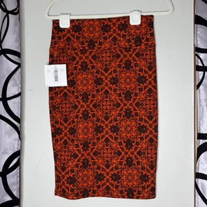 Lularoe Cassie size small bohemian print pencil skirt new with tags - Picture 1 of 6
