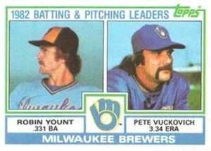 #321 Brewers Leaders / Checklist (Robin Yount / Pete Vuckovich) - Milwaukee Brew - Picture 1 of 1