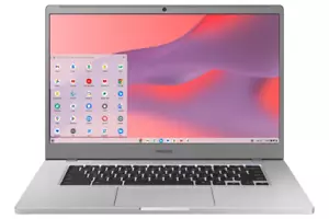 Samsung Galaxy Chromebook 4+ 15.6" LED Intel Celeron 4GB 128GB Platinum Titan - Picture 1 of 5