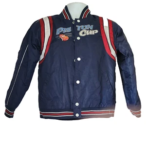 Disney Store Cars Lightning McQueen Piston Cup Jacket Boys Large Pixar - Picture 1 of 12