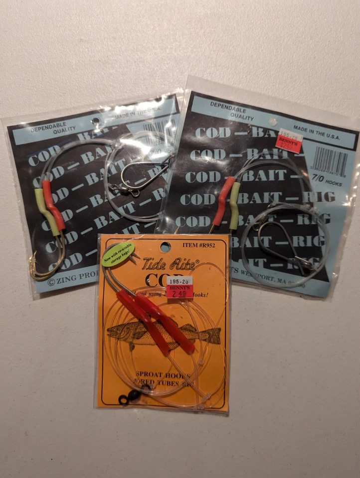 Ganchos e líderes variados - Pacote com 3 - Imagem 1 de 1