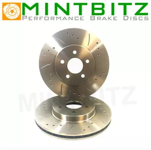 Civic 1.5 LS EK3 1/96-01 kompatible gebohrte & gerillte Bremsscheiben vorne - Bild 1 von 1