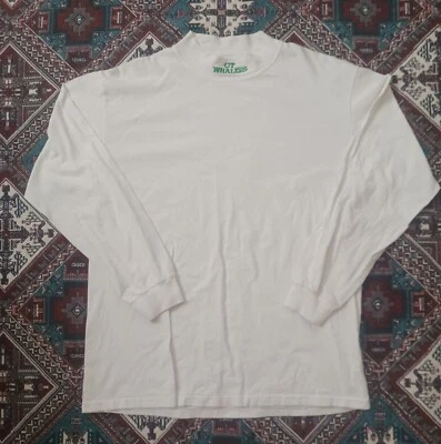 Camisa De Colección Años 90 CT Hartford Whalers Manga Larga Talla Grande Blanca Bordada Foto 1 de 4