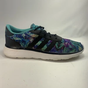 Adidas Womens Size 10 Neo Lite Racer Running Shoes F99093 Blue Teal Turquoise - Picture 1 of 10
