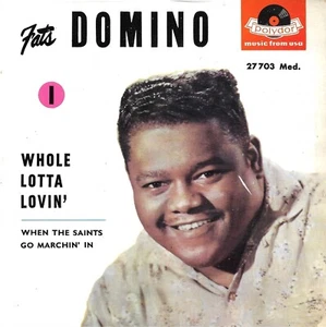 EP 45 RPM (7") Fats Domino " Whole lotta lovin' " - Imagen 1 de 4
