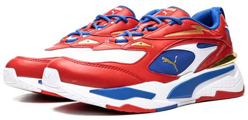 NUOVE scarpe sneaker Puma 388343 01 RS Fast RWB lifestyle rosso blu uomo 10