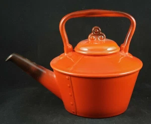 Metlox Red Rooster Poppytrail Teapot with Lid  - Picture 1 of 8