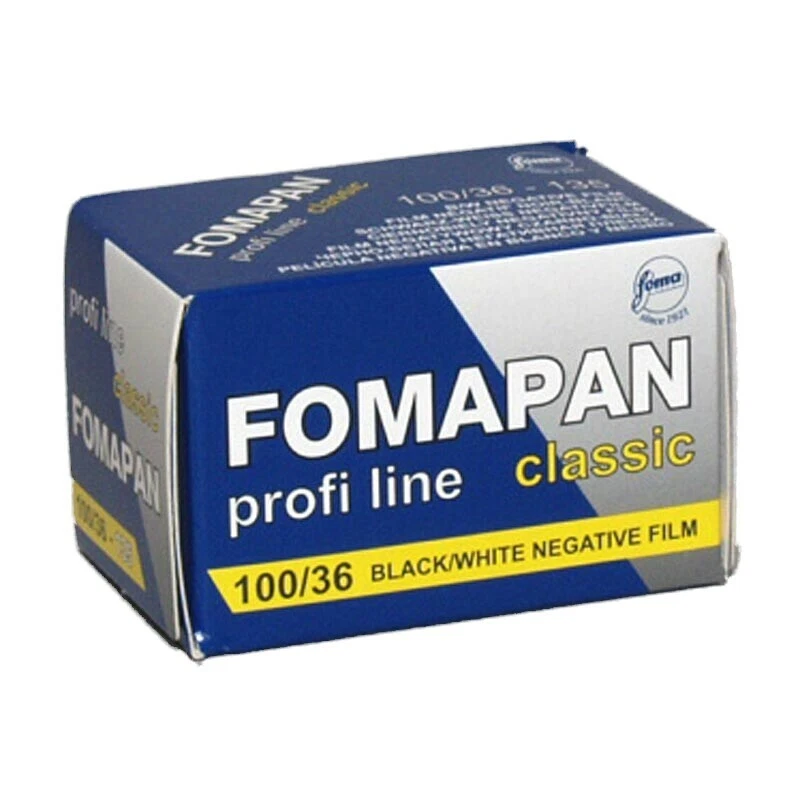 FOMA Pan 100 135/36 Película Miniatura Negro/Blanco Mhd 08/2024 10 Películas - Imagen 1 de 1