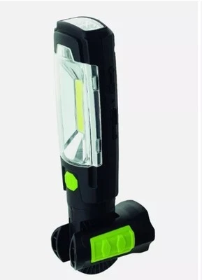 Portable Rechargeable Weatherproof LED Luceco 3W Swivel Torch Tilt Work Light UK - Image 1 of 4