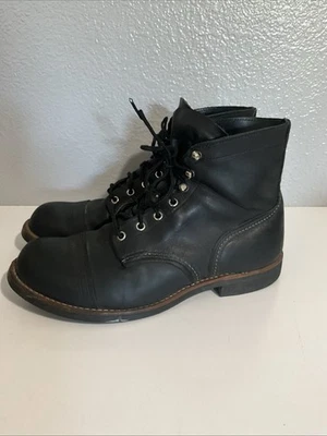 Red Wing Heritage Classic Iron Ranger Boot 8084 Black Made in Usa Size 10EE - Image 1 of 4