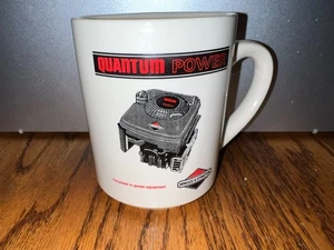 Briggs Stratton Advertising Ceramic Coffee Mug Quantum Power 1990 Magneto Wisc - Picture 1 of 7