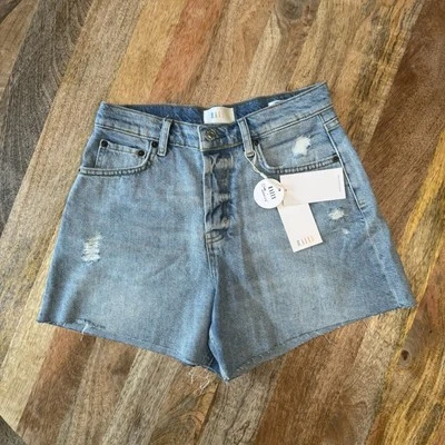 Pantalones Cortos Denim Rails The Zuma Cut Off Para Mujer Talla 25 Cloud Stone Distressed  Foto 1 de 4
