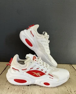 Reebok Mens Sz 14 Allen Iverson Solution Mid White Vector Red GX8926 Retro Look - Picture 1 of 17