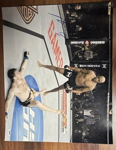 Foto firmada por Anderson The Spider Silva 16x20 UFC PSA ADN automática - Imagen 1 de 4