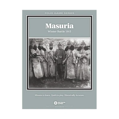 Decision Games Folio Wargame Masuria - Winter Battle 1915 Bag New - Image 1 of 2