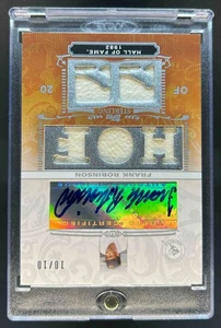 2009 Topps Sterling Frank Robinson Career Chronicles Relic Jersey Auto #10/10 - Picture 1 of 2