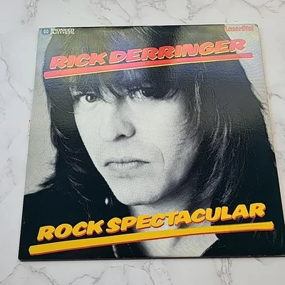 RICK DERRINGER Rock Spectacular Laserdisc Rock N Roll Hoochie Koo EXCELLENT 1982 - Image 1 of 4