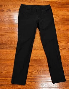 Lululemon ABC Pants Slim Utilitech Mens 32x30 Black LM5ABNS Chino Golf Abrasion - Picture 1 of 9