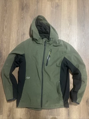 Chaqueta climática Fox Racing Tri Motion verde para hombre talla mediana para hombre’s Foto 1 de 4