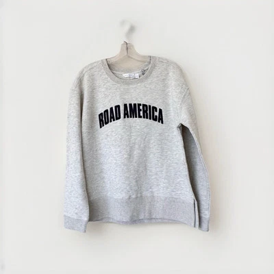Camp David L Oatmeal Gris Road America Cuello Redondo Gráfico Sudadera Foto 1 de 4