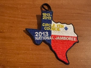BSA, toppa 100° anniversario Jamboree 2013 a forma di Texas, Consiglio Circolo 10 - Foto 1 di 1