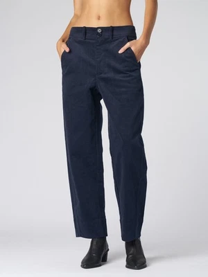 APIECE APART - Pantalones Cortos Cintura Alta Azul Pana Mari Barrel - Para Mujer Talla 8 Foto 1 de 4