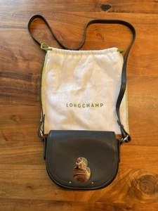 Longchamp Cavalcade Umhängetasche, Leder, Schwarz, Neu - Bild 1 von 9