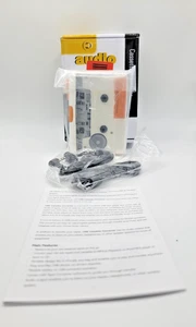 Convertidor de casete USB retro a MP3 - reversa automática - portátil con USB-C y AUX - Imagen 1 de 4