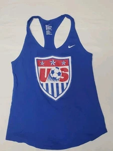 Canotta Nike Athletic Cut USA calcio donna collo scoop racerback taglia large   - Foto 1 di 7