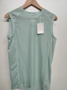 Camiseta interior POC Essential Layer Vest Green talla M bicicleta de carretera MTB Gravel - Imagen 1 de 2