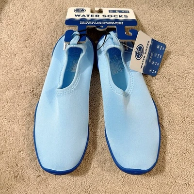 Life is Good Water Socks Women Size L (9-10) Flip Flop Beach Pool Shoes Blue - Image 1 of 4
