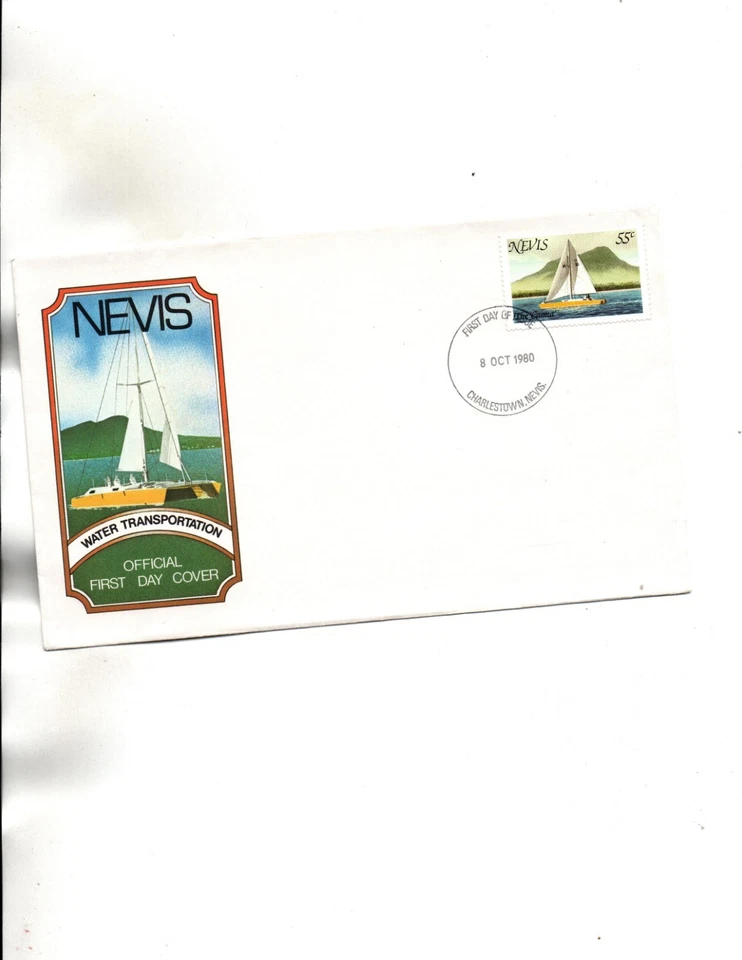 Nevis FDC Sc#116-Ships - Image 1 of 1