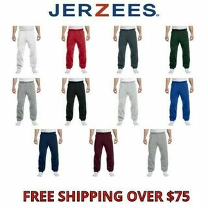 Pantalones de sudadera Jerzees NuBlend de algodón/polietileno 973M S-3XL para hombre y mujer - Imagen 1 de 32