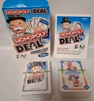 Monopoly Deal Quick-Playing Card Game for Families, Kids Ages 8 and Up and 2-5 P - Image 1 of 4