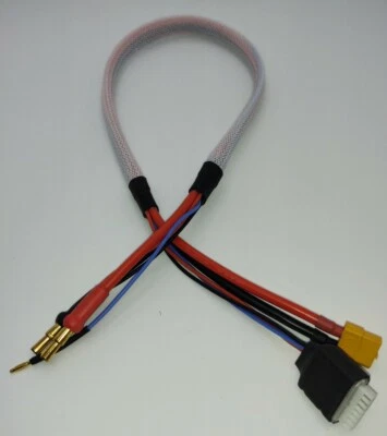 2s 24” XT60 RC Balance Cable de Carga 4mm/5mm Bala Hi-Amp Venom 406 Protek Foto 1 de 3