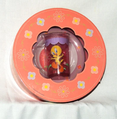 NUEVO ~LOONEY TUNES --TWEETY~JUEGO DE VAJILLA DE 3 PIEZAS - PLATO DE 9", TAZÓN Y TAZA 2001 Foto 1 de 4
