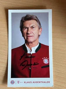 Klaus Augenthaler FC Bayern München Autogrammkarte original signiert #S18292 - Picture 1 of 1