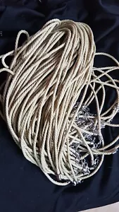 20 Hemp Rope 18+2" Chain BEIGE Pendant Necklace String Cords Jewellery Making - Picture 1 of 1