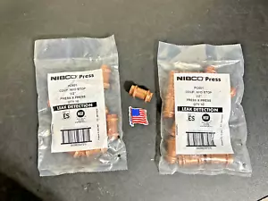 LOT 0F 20 - 1/2" NO STOP COUPLINGS PROPRESS NIBCO COPPER PRESS VIEGA *USA MADE* - Picture 1 of 3