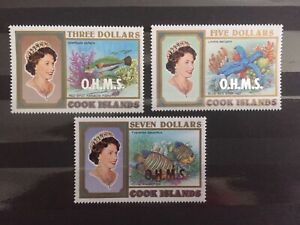 Cook Islands  MNH  Elizabeth II MNH High values Official stamps