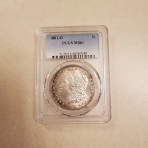 1881-O PCGS MS61 Morgan Silver Dollar Toned 48060930 - Picture 1 of 6