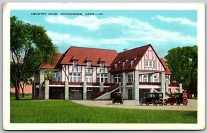 Vtg Hutchinson Kansas KS Country Club 1920s View Old WB Card Postcard - Picture 1 of 2